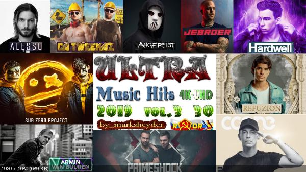 Сборник клипов - ULTRA Music Hits 4K-UHD. Vol. 3. [30 шт.] (2019) WEBRip 2160p
